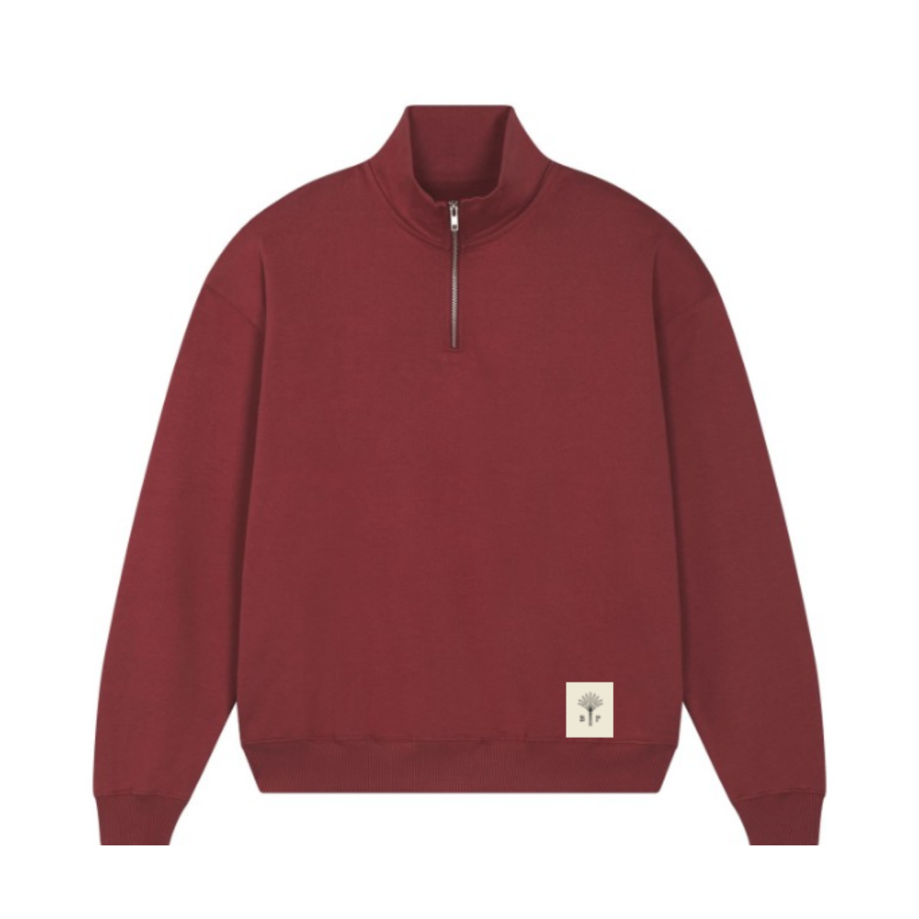Half zip sweater bordeaux